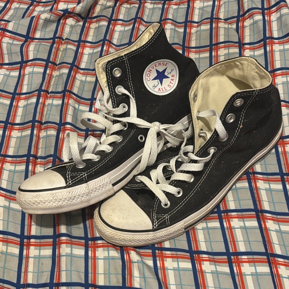 Converse High Top Sneakers - Black & White